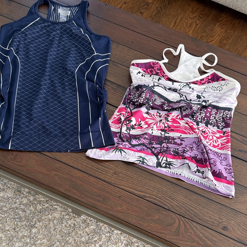 Athleta bundle of 2 workout tops size-M